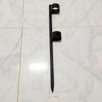 ราคา เหล็กปักร่ม แม่ค้า เหล็กปักเสาธง ร่มชายหาด ขาตั้ง แข็งแรงทนทาน วงกลมขนาด 3 7 ซม หรือ 1 นิ้วครึ่ง (21596263843)