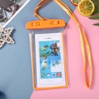 ราคา 7 นิ้ว Universal สมาร์ทโฟนเคสกันน้ำ Ip68 ส่องสว่างกระเป๋าใส่โทรศัพท์กันน้ำดริฟท์ดำน้ำกีฬากระเป๋าว่ายน้ำพร้อมเชือกเส้นเล็กสำหรับ iphone samsung google (21494778085)