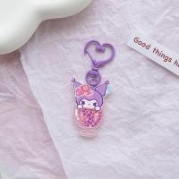ราคา Sanrio พวงกุญแจพวงกุญแจรถน่ารัก Cinnamoroll Luminous แบบพกพาจี้อุปกรณ์เสริมอะคริลิคพวงกุญแจ Cinnamoroll Quicksand Sequins Luminous แบบพกพาจี้อุปกรณ์เสริม (21436685364)