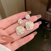 ราคา เข็มเงิน S925ไข่มุกสวยหรูสีดำและสีขาวต่างหูติดพู่อุปกรณ์ต่างหูแฟชั่นของผู้หญิง (20087145258)