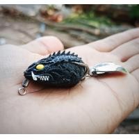 ราคา กบยาง บอดี้เปล่า สิงห์ดำ 3 5 cm 3 3cmใช้กับตัวเบ็ดเบอร์ 1 (21559400319)