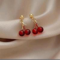 ราคา ต่างหู เชอร์รี่ สีแดง 1 คู่ (21716302859)