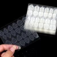 ราคา HANDMADE Artificial Nail Shiny Starry Three Dimensional Butterfly Hand Painted Ribbon Light Pink Nude Diamond Gem Phototpy Nails Reusable and Removable Nails (20384884684)