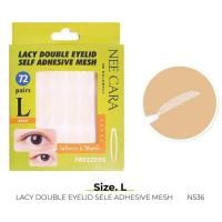 ราคา N536 Nee Cara เทปติดตา2ชั้น Lacy Double Eyelid Sels Adhesive Mesh ใช้ง่าย ติดทน (21355920227)