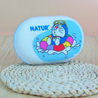 ราคา 1 ก้อน Natur เนเจอร์ ฟองน้ำอาบน้ำเด็กขนหนูลายโดเรมอน 45601 (1670884146)