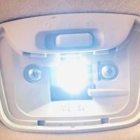ราคา ไฟเพดาน ไฟกลางเก๋ง ไฟแผนที่ ไฟส่องสัมภาระ ไฟกลางเก๋ง ไฟเพดานรถยนต์ LED 12V F2 5050 6led แสงขาวice blue (21415737496)