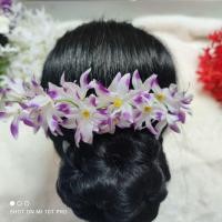 ราคา หวีสับดอกลีลาวดีมีไข่มุก หวีสับเจ้าสาว กิ๊บติดผม กิ๊ลดอกลีลาวดี (20796442318)