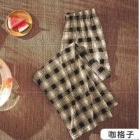 ราคา กางเกงขายาวเอวยางยืดลายสก๊อตสีสวยใส่สบายผ้านุ่ม DB030 (17994894456)