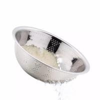 ราคา กะละมังสแตนเลสมีรู กะละมังรูล้างผัก ขนาด ล้างผัก กะละมังล้างผลไม้ สแตนเลสแท้ ไม่ขึ้นสนิม ใช้ดี 36CM 38 40 45 50CM กะละมังรูขนาดใหญ่ ตะแกรงล้างผัก (21606228097)