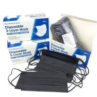 ราคา Face Mask แมส หน้ากากอนามัย ผ้าปิดจมูกอนามัย หนา 3 ชั้น แบบมีกล่อง 1 กล่อง 50ชิ้น สีดำ (18979283152)