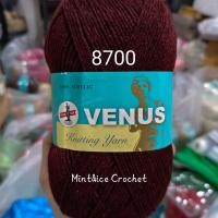 ราคา ไหมพรมวีนัส ป้ายสีฟ้า เส้นเล็ก 420 หลา VENUS Knitting Yarn (21501443492)