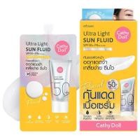 ราคา CATHY DOLL ultra light sun fluid 7ML อัลตร้าไลท์ซันฟลูอิด เอสพีเอฟ50 พีเอ เคที่ดอลล์ ครีมกันแดดเนื้อฟลูอิด สูตรสำหรับออกแดดแรง บางเบา (21411032145)