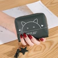 ราคา newgalleryshop N1367 L2กระเป๋าสตางค์ใบสั้นสกรีนลายหน้าหมี (5413402235)