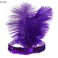 ราคา NCSW ที่คาดผมประดับเลื่อมคริสตัลขนนกอินเดียเครื่องประดับผมแฟชั่นแบบอินเดียสำหรับปาร์ตี้วันหยุด (19700102163)