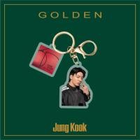 ราคา Kpop Bts Jungkook GOLDEN อัลบั้มใหม่พวงกุญแจอะคริลิคกระเป๋า Charm เครื่องประดับ (20678135656)