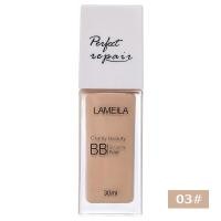 ราคา ของแท้ lameila รองพื้น ครีมรองพื้น สูตรควบคุมความมัน ปกปิดเรียบเนียน ปกปิดริ้วรอยสิว รอยแดง จุดด่างดํา ใต้ตาดำ BB Cream Perfect Repair ครีมกันแดดสูตรกันน้ำ 30ML (21431602359)