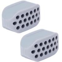 ราคา เครื่องนวดขากรรไกรสำหรับผู้ชาย2ชิ้นเครื่องฝึกกัดลูกบอลซิลิโคนสำหรับฝึกออกกำลังกายบริเวณใบหน้าเครื่องมือนวด (21547444014)