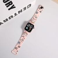 ราคา Sanrio Hello Kitty นาฬิกาข้อมือเด็กการ์ตูนสำหรับเด็กFashion Jam Tangan LED นักเรียนกีฬาอิเล็กทรอนิกส์ของขวัญนาฬิกาชาญฉลาดเด็กหญิงเด็กชาย (21358054391)