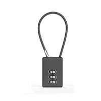 ราคา TSA Approved Lock Combination Cable Lock Password Travel Lock Metal Luggage Lock Mini Box Padlock (19758198989)