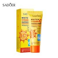 ราคา SADOER VC Sunscreen ครีมกันแดด กันแดด SPF60 pa UV ซึมไว ไม่มัน ไม่อุดตัน สำหรับผิวแพ้ง่าย 40 g หลอดเหลือง Skincare สกินแคร์ (21737547022)