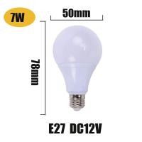 ราคา หลอดไฟ LED สำหรับแคมปิ้งหลอดไฟต่ำแรงดันต่ำ E27 DC 12V 3W 5W 7W 9W 12W 15W (21507710588)