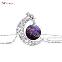 ราคา SGS ผู้หญิงผู้ชายของขวัญวันเกิดที่ดีที่สุดคู่ใบหน้าแฟชั่นราศีจี้ดูดวงราศีสร้อยคอกลุ่มดาวราศีราศีสิงห์ราศีพิจิกราศีธนู (18987827244)