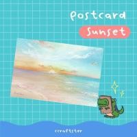 ราคา ocean postcard โปสการ์ดภาพวิว โปสการ์ดทะเล แต่งห้อง โปสการ์ดข้อความ รูปติดผนัง (20759208292)