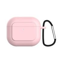 ราคา 2021 Release AirPods 3rd Generation Case Cover Soft Silicone Shock Absorbing Protective AirPods 3 Case Skin with Keychain Support Wireless Charging Front LED Visible (10944220029)