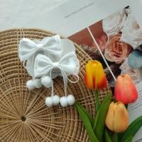 ราคา กิ๊บโบว์ติดผมนักเรียน สีขาว ราคา 1คู่ (19993189411)