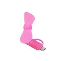 ราคา พัดลมมินิ USB แจกของรางวัลโปรโมชั่นฤดูร้อนสำหรับ iPhone Android 2 In 1 Type C พัดลมมินิยูเอสบีพกพา IOS (21067570939)
