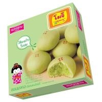 ราคา โมจิ แม่กุหลาบ ไส้มะพร้าวใบเตย 1 กล่อง 4 ชิ้น 60 กรัม (17471881665)