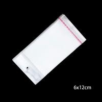 ราคา 100ชิ้น แพ็คแขวนใสถุงใสแถบกาวบรรจุของเอง OPP Plastic Self Seal Bags สำหรับบรรจุภัณฑ์เครื่องประดับกระเป๋าเก็บของ (9676194536)