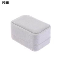 ราคา PDBH กล่องใส่แหวนคู่ผ้ากำมะหยี่ทรงสี่เหลี่ยมเคสใส่เครื่องประดับกล่องของขวัญ (10912593110)