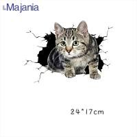 ราคา LMajania สติกเกอร์ติดรถลายการ์ตูนเงินอุดหนุนหมาแมวลูกหมาร่างกายสติกเกอร์สำหรับแปะร่างกายประตูจำลอง (20490993936)