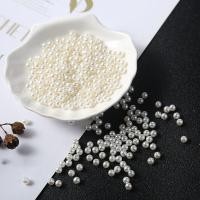 ราคา 100ชิ้นลูกปัดมุกงาช้างหัตถกรรมหลวมลูกปัดแก้วมุกสำหรับทำเครื่องประดับงานฝีมือตกแต่งเครื่องแต่งกายและบรรจุแจกัน 6มิลลิเมตร (21141832767)