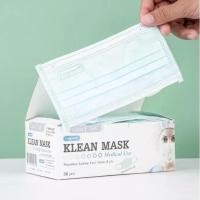 ราคา หน้ากากอนามัย Klean Mask สำหรับใช้ครั้งเดียว 1 กล่องมี 50 ชิ้น v fit 1 กล่องบรรจุ 30ชิ้น (21438321661)