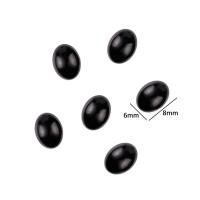 ราคา ตาตุ๊กตาวงรีสีดำ50 100 200ชิ้นตุ๊กตาหมีของเล่นตุ๊กตา DIY ดวงตาจำลองสีดำส้นแบนมุกเทียม (21448840079)