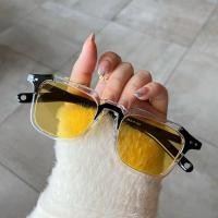 ราคา JLY55OZPQ UV400 แว่นตากันแดดทรงสี่เหลี่ยม เย็นเย็น วินเทจ เฉดสีฮิปฮอป ทันสมัยและทันสมัย เรโทร แว่นตา90s สำหรับผู้หญิงและผู้ชาย (21623141689)