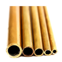 ราคา Brass Tube DIY Pipe Round Diameter 2 3 4 5 6 7 8 9 10 12 14 16 18 20mm L200 500mm Brass Pipe Brass Tube Cutting (19772826973)