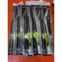 ราคา Queen หลอดดูดน้ำ แบบปลอดภัยแสตนเลส สแตนเลส หลอดแสตนเลส หลอดดูดน้ำพร้อมที่ล้างหลอด2อัน แปรงล้างหลอด A43 (20827663675)