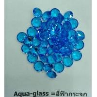 ราคา เพชร คริสตัล แก้ว พลอย สี สีฟ้า ทรงกลม 6 00 มม 10 เม็ด BLUE TOPAZ BRILLIANT DIAMOND ROUND SHAPE (19766330219)