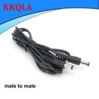 ราคา QKKQLA 22awg 3A DC Male To male female Power supply Adapter white black cable Plug 5 5x2 1mm Connector wire 12V Extension Cords (19836072206)