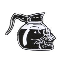 ราคา Pinhabit เข็มกลัดเคลือบรูปหัวกะโหลกแบบโกธิคเข็มกลัดติดหม้อกาแฟรูปดอกกุหลาบ (11824349914)