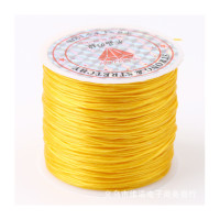 ราคา ด้ายยางยืด ด้ายยางยืดแบบแบน เอ็นยืดร้อยเครื่องประดับ DIY ด้ายสร้อยร้อยข้อมือ สร้อยคอ ด้ายยางยืดกว้าง 0 8 มม ยาว 6 ม ด้ายร้อยลูกปัด (18894043938)