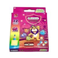 ราคา Master Art สีไม้ ดินสอสีไม้ รุ่นสว่างพิเศษ 12 18 24 48 สี แท่งสั้น แท่งยาว มาสเตอร์อาร์ต Super Bright แถมกบเหลา 1กล่อง (20207808689)