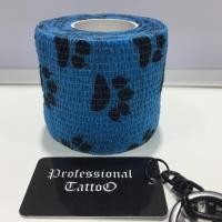 ราคา ผ้าพันกระบอกจับเครื่องสัก TATTOO COHESIVE TAPE ขนาด 2 นิ้ว (21429427510)