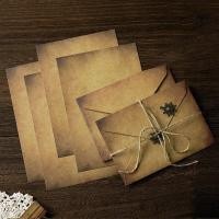 ราคา 2ชิ้นย้อนยุคคราฟท์ซองจดหมายจดหมายกระดาษชุดซองจดหมายกระดาษ (16533288367)