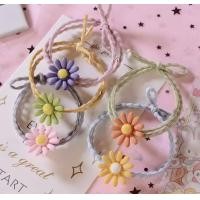 ราคา ยางรัดผม ดอกเดซี่ สีสดใส (17383670289)