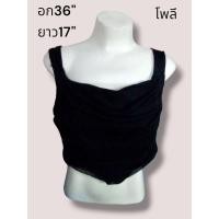 ราคา แฟชั่นสาวอวบ เสื้อกล้ามราคาถูก เสื้อสาวอวบมือ2 (21583254495)