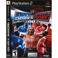 ราคา แผ่นเกมส์ WWE SMACK DOWN VS RAW 2007 PS2 Playstation 2 คุณภาพสูง ราคาถูก (16737006312)